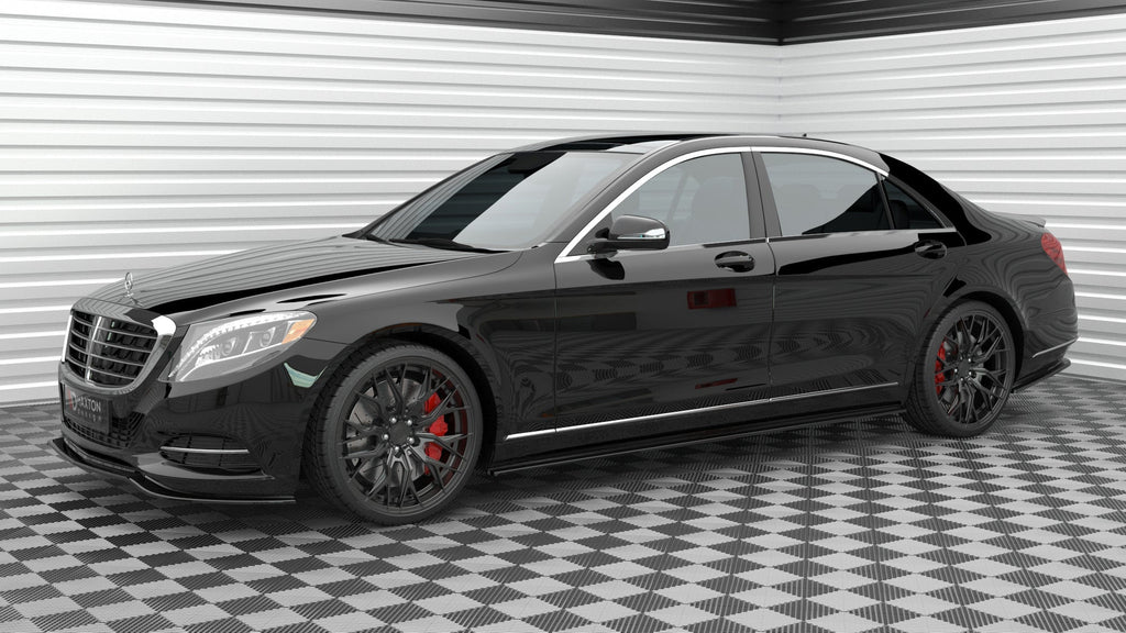 MAXTON DESIGN Side Skirts Diffusers Mercedes-Benz S Long W222