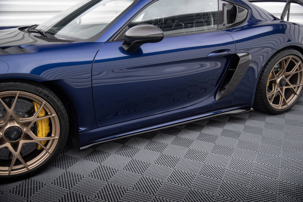 MAXTON DESIGN Side Skirts Diffusers Porsche 718 Cayman GT4 RS 982c