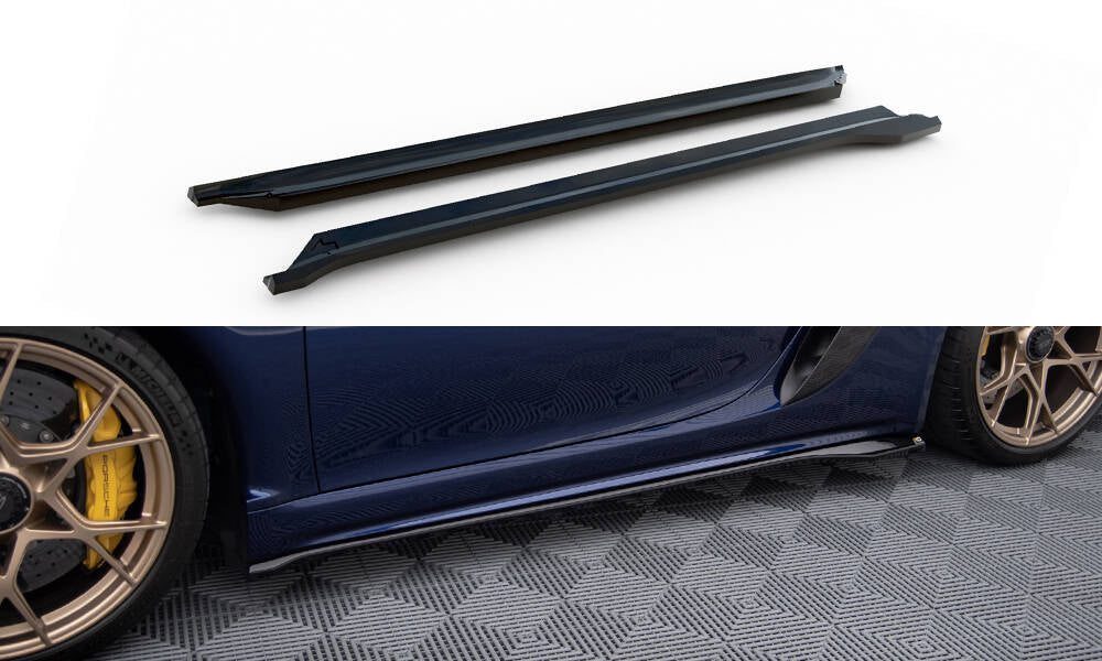 MAXTON DESIGN Side Skirts Diffusers Porsche 718 Cayman GT4 RS 982c