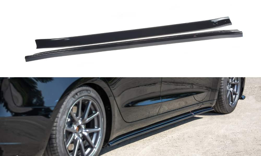 MAXTON DESIGN SIDE SKIRTS DIFFUSERS TESLA MODEL 3