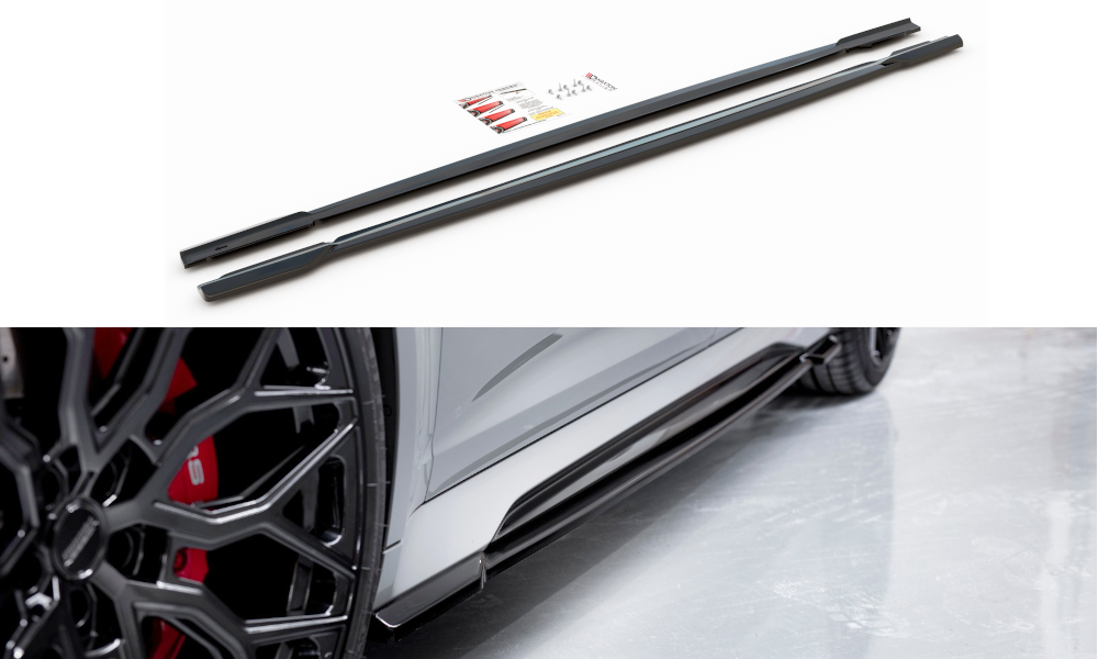 MAXTON DESIGN SIDE SKIRTS DIFFUSERS V.1 AUDI RS6 C8