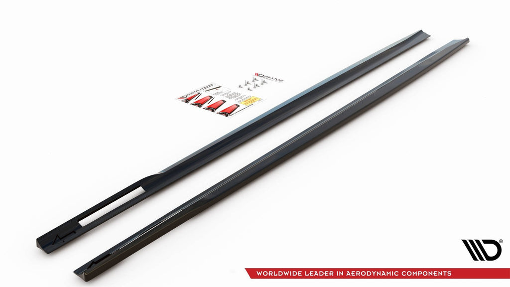 MAXTON DESIGN SIDE SKIRTS DIFFUSERS V.1 BMW 4 M-PACK G22 / M440I G22