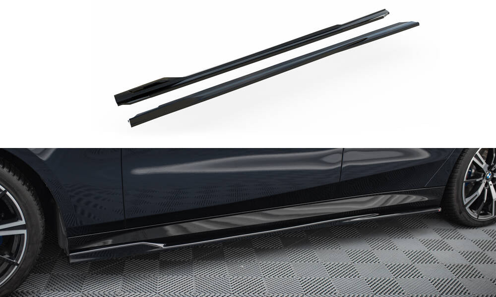 MAXTON DESIGN SIDE SKIRTS DIFFUSERS V.1 BMW 5 M-PACK G60