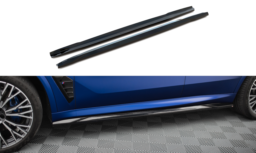 MAXTON DESIGN SIDE SKIRTS DIFFUSERS V.1 BMW X5 M-PACK G05 FACELIFT