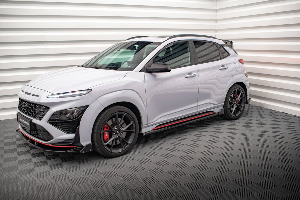 MAXTON DESIGN SIDE SKIRTS DIFFUSERS V.1 + FLAPS HYUNDAI KONA N MK1