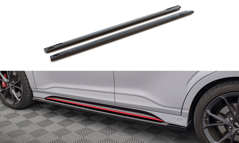 MAXTON DESIGN SIDE SKIRTS DIFFUSERS V.1 HYUNDAI KONA N MK1