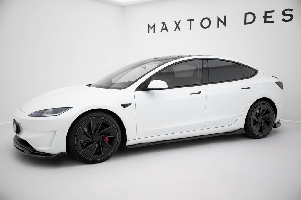 MAXTON DESIGN SIDE SKIRTS DIFFUSERS V.1 TESLA MODEL 3 PROJECT HIGHLAND (FACELIFT)