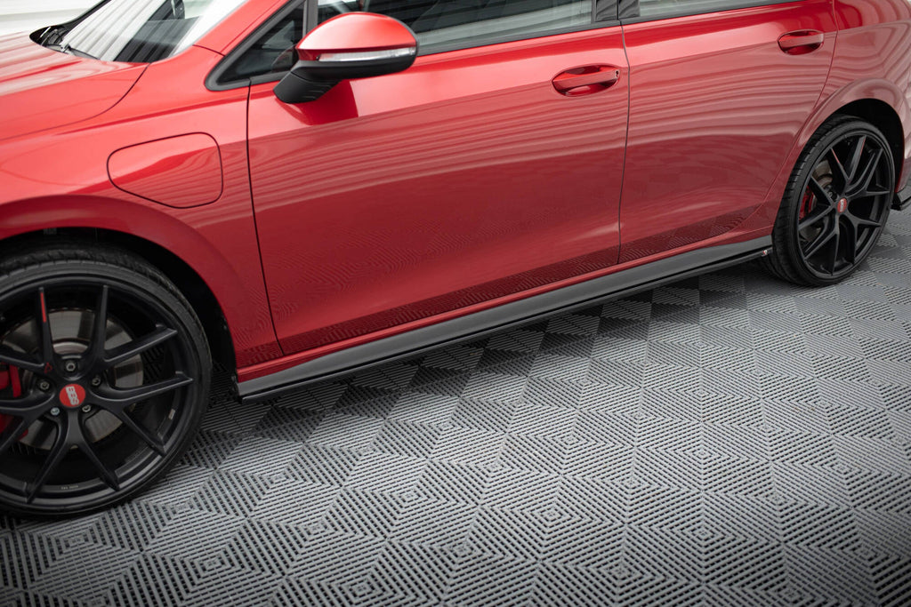 MAXTON DESIGN SIDE SKIRTS DIFFUSERS VOLKSWAGEN GOLF 8 GTI / GTI CLUBSPORT / R-LINE