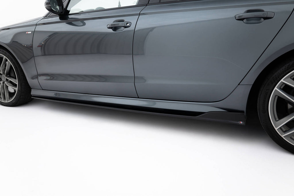MAXTON DESIGN Side Skirts Diffusers V.2 Audi A6 / A6 C7 S-line/ S6 C7 Facelift
