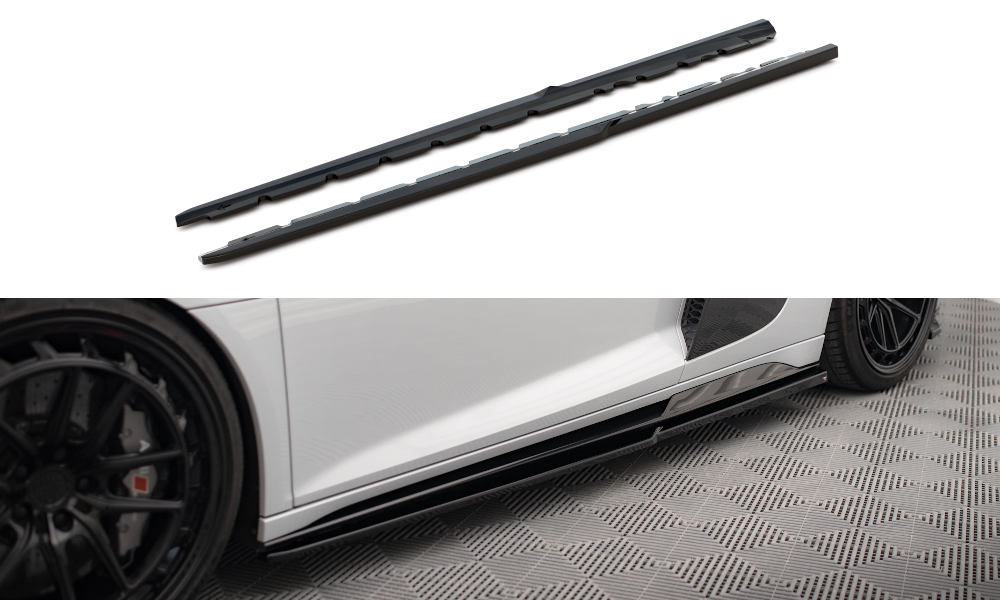 MAXTON DESIGN SIDE SKIRTS DIFFUSERS V.2 AUDI R8 MK2 FACELIFT