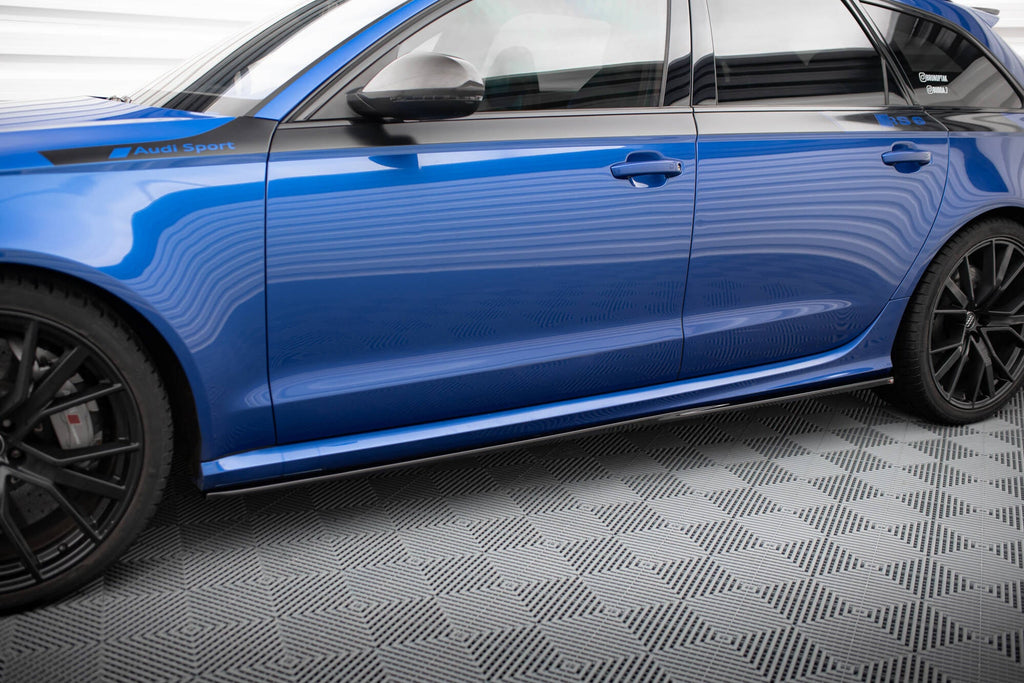 MAXTON DESIGN SIDE SKIRTS DIFFUSERS V.2 AUDI RS6 C7