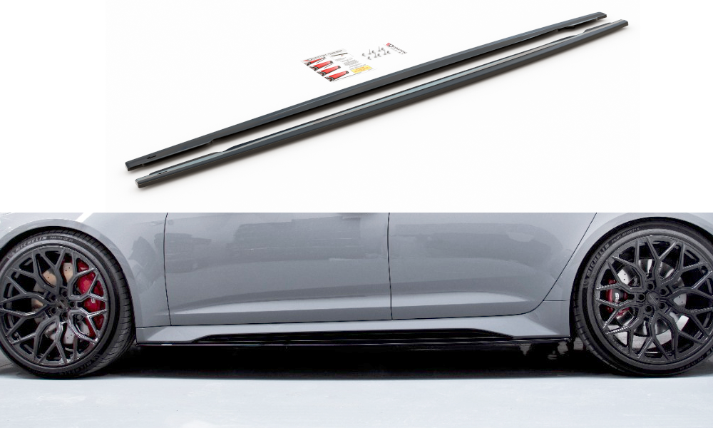 MAXTON DESIGN SIDE SKIRTS DIFFUSERS V.2 AUDI RS6 C8