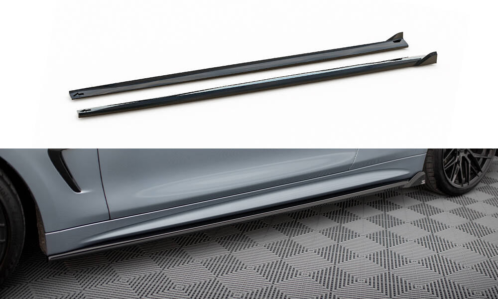 MAXTON DESIGN SIDE SKIRTS DIFFUSERS V.2 BMW 4 COUPE M-PACK F32