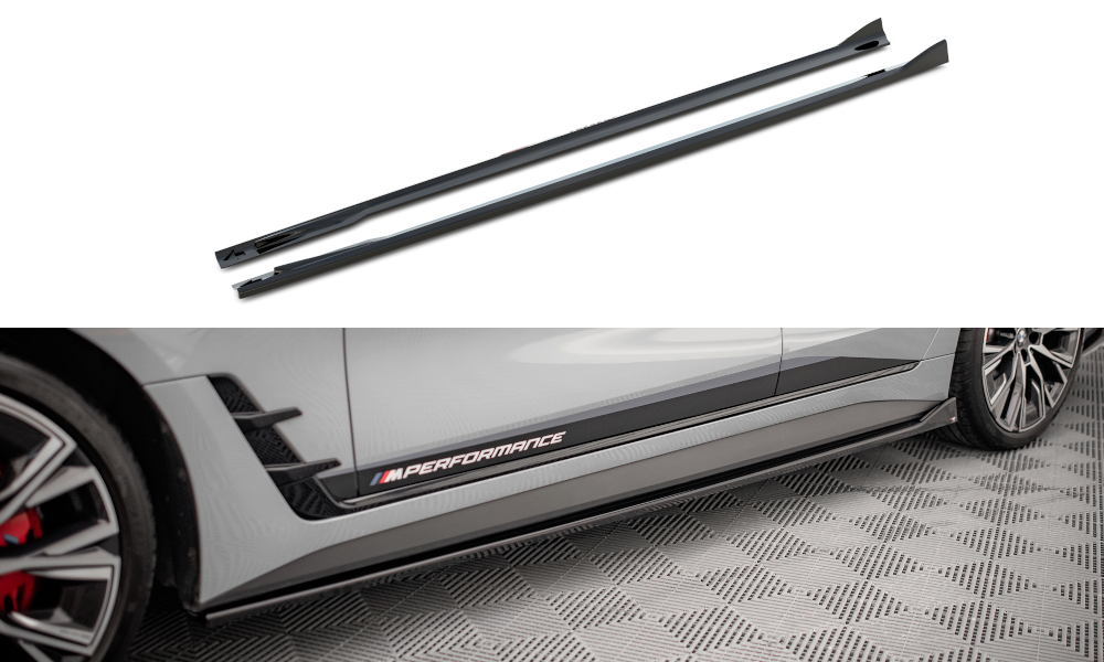 MAXTON DESIGN SIDE SKIRTS DIFFUSERS V.2 BMW 4 GRAN COUPE M-PACK G26