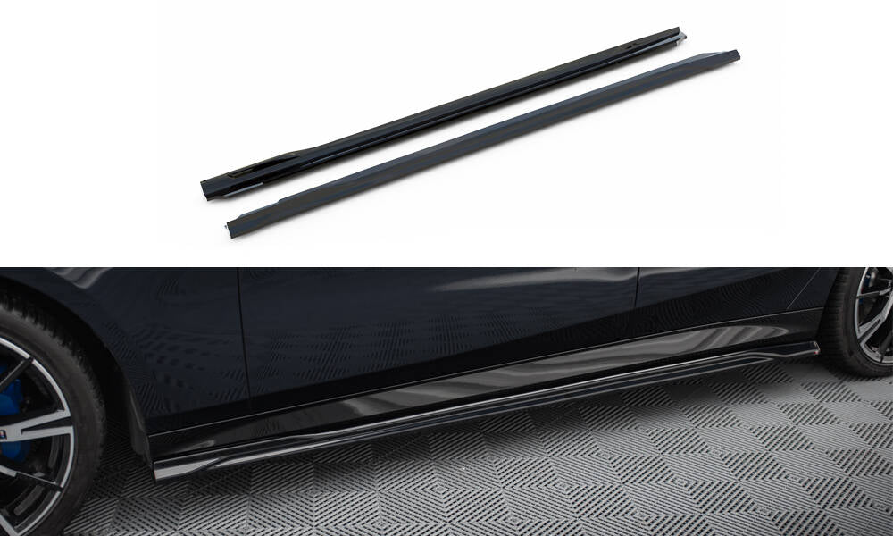 MAXTON DESIGN SIDE SKIRTS DIFFUSERS V.2 BMW 5 M-PACK G60