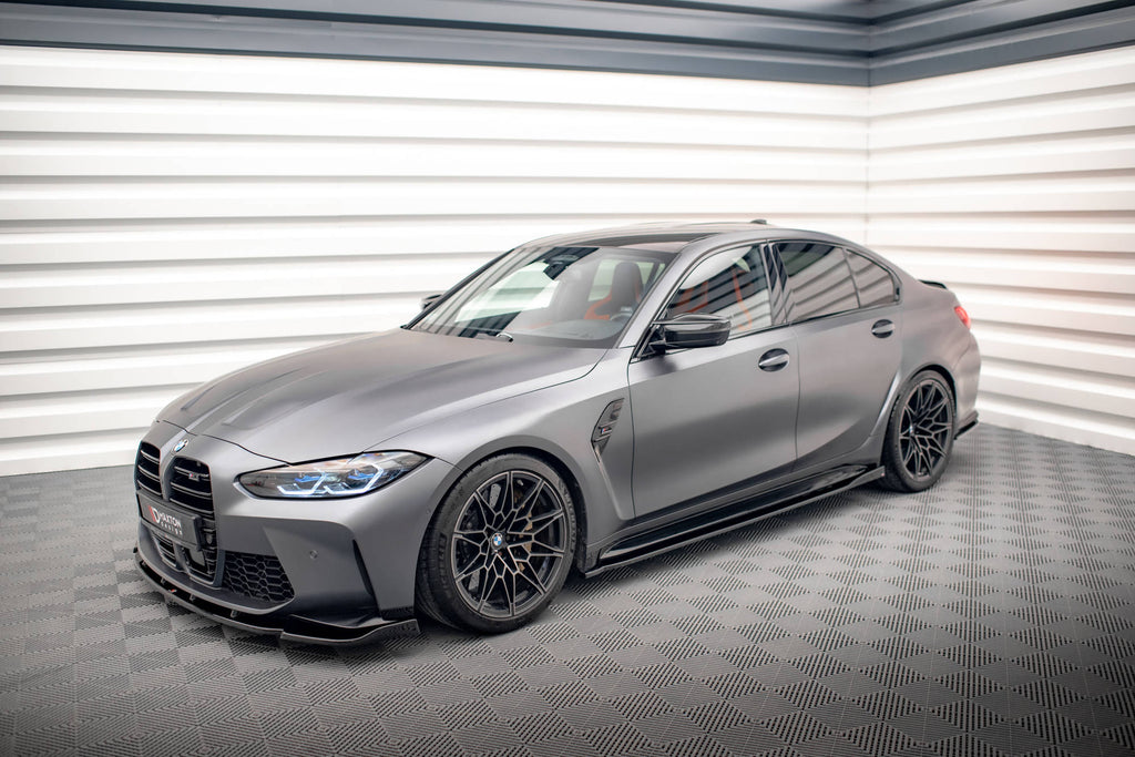 MAXTON DESIGN SIDE SKIRTS DIFFUSERS V.2 BMW M3 G80