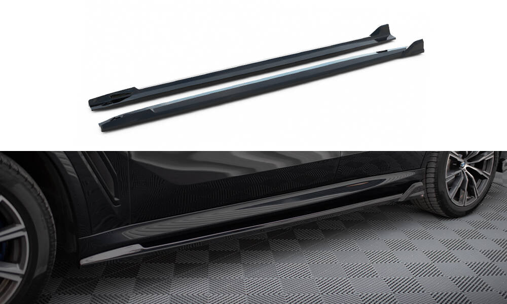 MAXTON DESIGN SIDE SKIRTS DIFFUSERS V.2 BMW X5 M-PACK G05