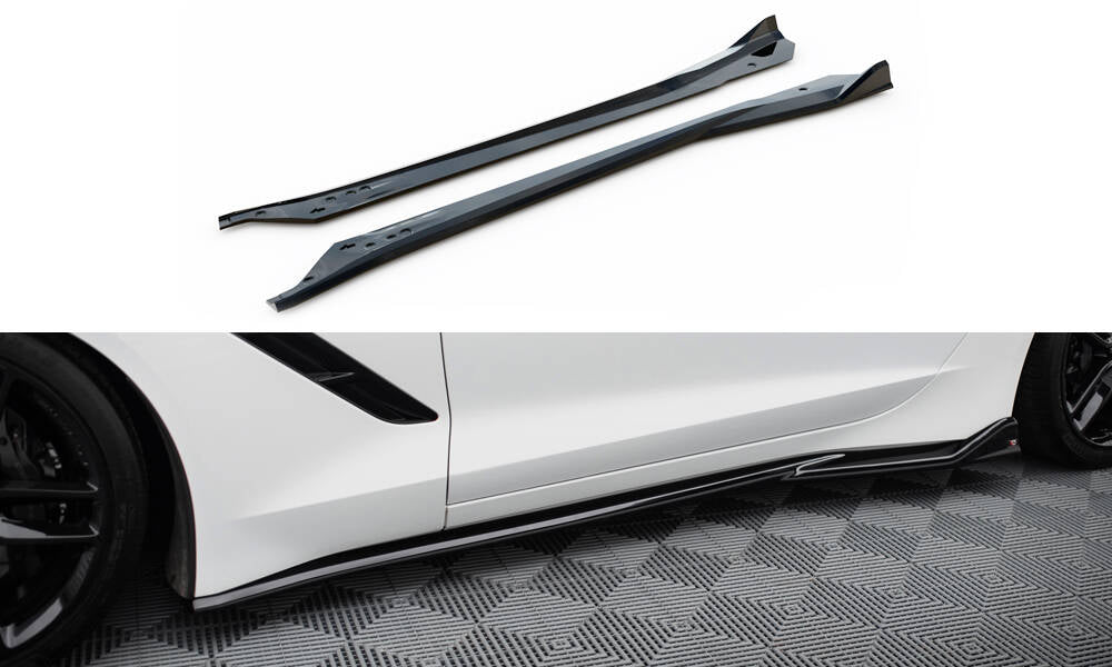 MAXTON DESIGN SIDE SKIRTS DIFFUSERS V.2 CHEVROLET CORVETTE C7