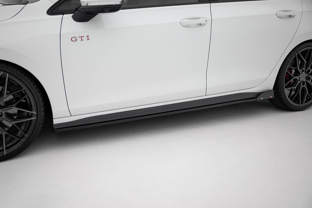 MAXTON DESIGN SIDE SKIRTS DIFFUSERS + FLAPS V.2 VOLKSWAGEN GOLF 8 GTI / GTI CLUBSPORT / R-LINE