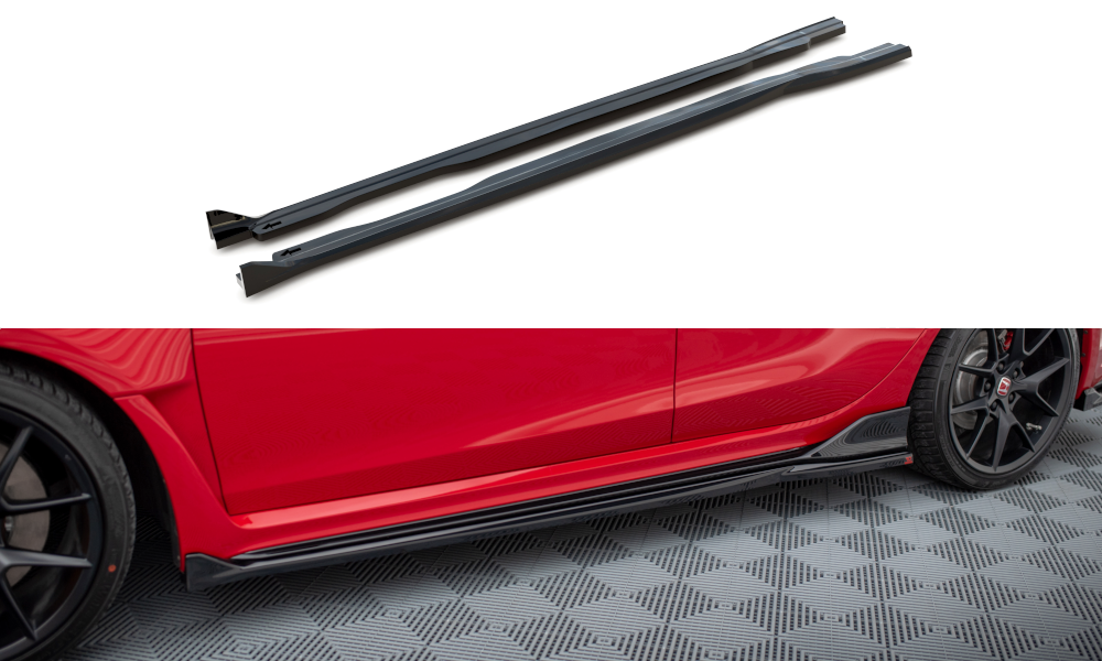 MAXTON DESIGN SIDE SKIRTS DIFFUSERS V.2 HONDA CIVIC TYPE-R MK 11