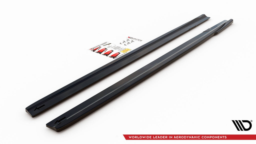 MAXTON DESIGN SIDE SKIRTS DIFFUSERS V.2 MERCEDES A35 AMG / AMG-LINE W177