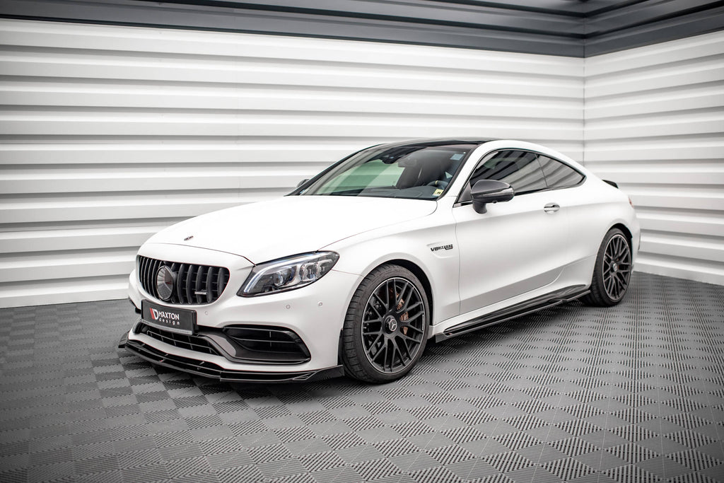 MAXTON DESIGN SIDE SKIRTS DIFFUSERS V.2 MERCEDES-AMG C 63AMG COUPE C205 FACELIFT