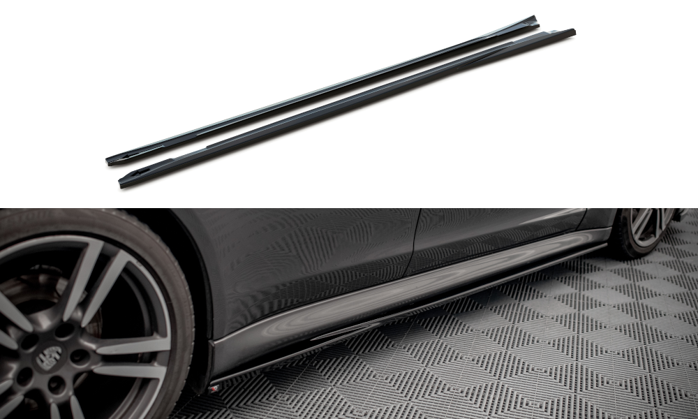 MAXTON DESIGN SIDE SKIRTS DIFFUSERS V.2 PORSCHE PANAMERA / PANAMERA DIESEL / PANAMERA TURBO 970