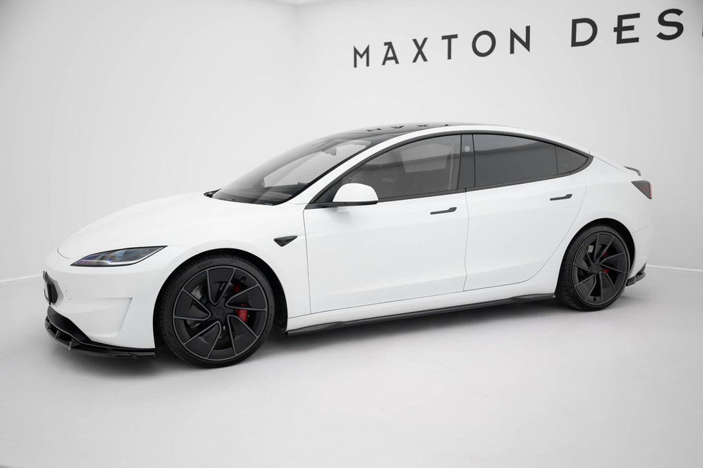 MAXTON DESIGN SIDE SKIRTS DIFFUSERS V.2 TESLA MODEL 3 PROJECT HIGHLAND (FACELIFT)