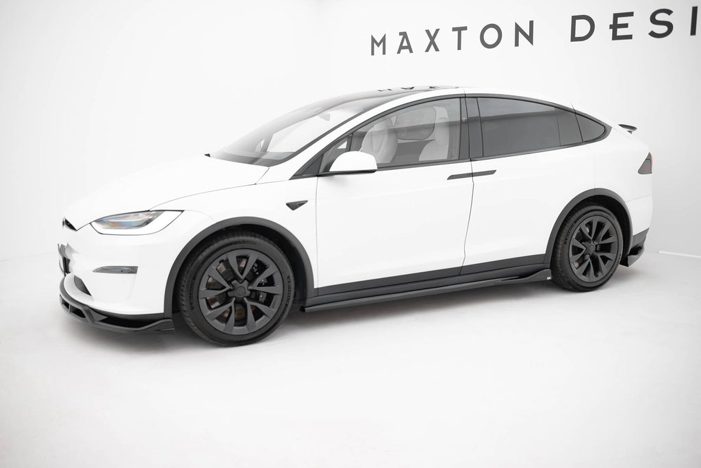 MAXTON DESIGN SIDE SKIRTS DIFFUSERS V.2 TESLA MODEL X MK1 FACELIFT