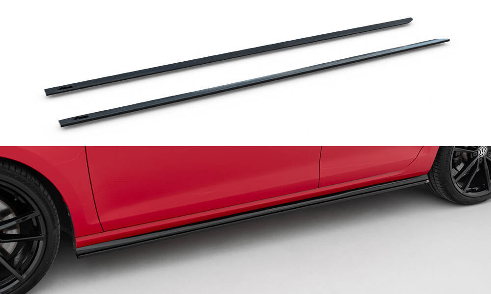 MAXTON DESIGN SIDE SKIRTS DIFFUSERS V.2 VW GOLF 7 R FACELIFT