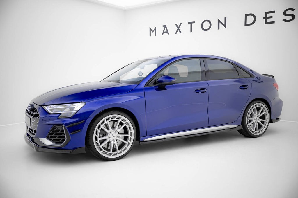 MAXTON DESIGN Side Skirts Diffusers V.3 Audi A3 S-Line Sedan / S3 Sedan 8Y Facelift