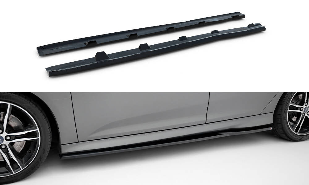 MAXTON DESIGN Side Skirts Diffusers V.3 Ford Focus ST Mk3