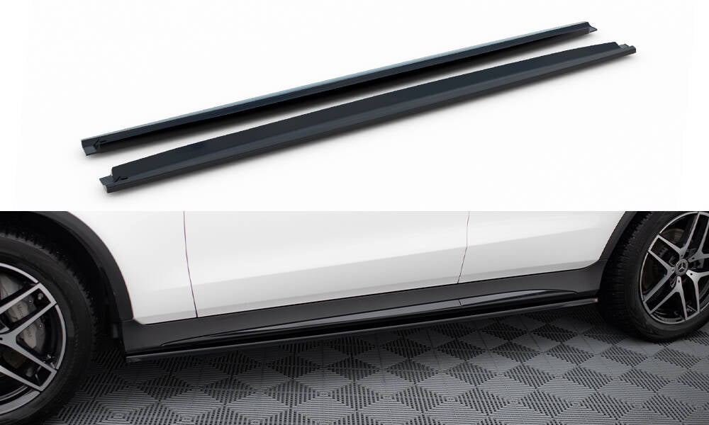 MAXTON DESIGN SIDE SKIRTS DIFFUSERS V.3 MERCEDES-BENZ GLC COUPE AMG-LINE C253