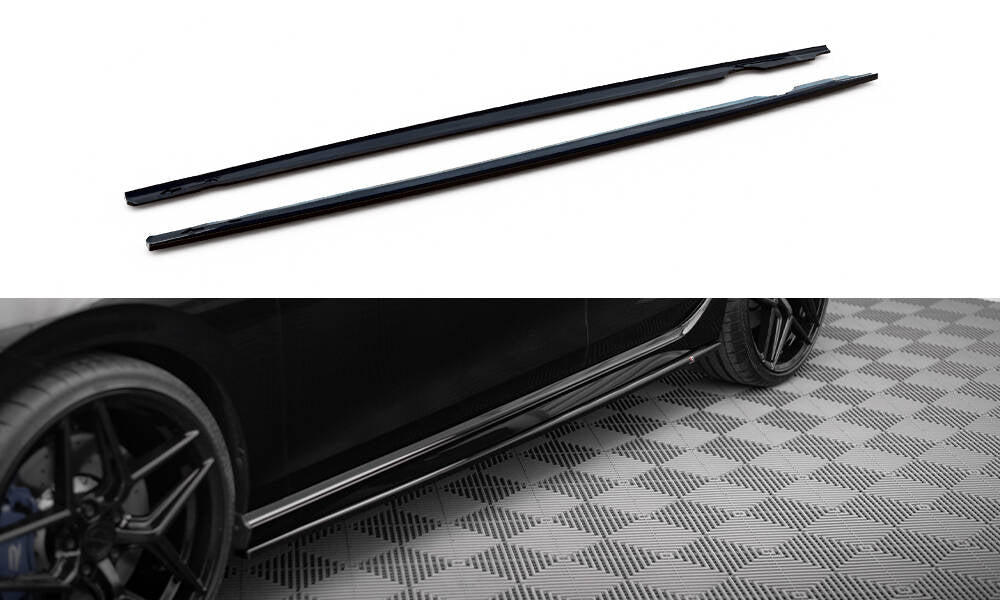 MAXTON DESIGN SIDE SKIRTS DIFFUSERS V.3 VOLKSWAGEN GOLF R MK8