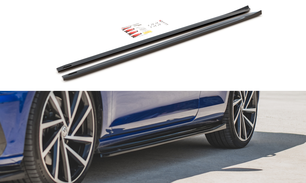 MAXTON DESIGN SIDE SKIRTS DIFFUSERS V.4 VW GOLF 7 R GTI FACELIFT