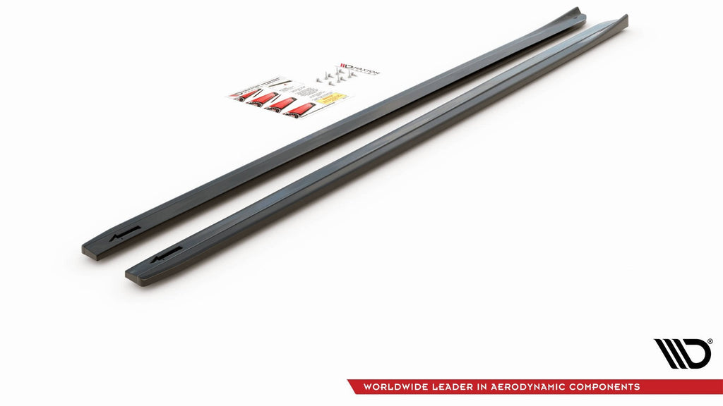 MAXTON DESIGN SIDE SKIRTS DIFFUSERS V.4 VW GOLF 7 R GTI FACELIFT