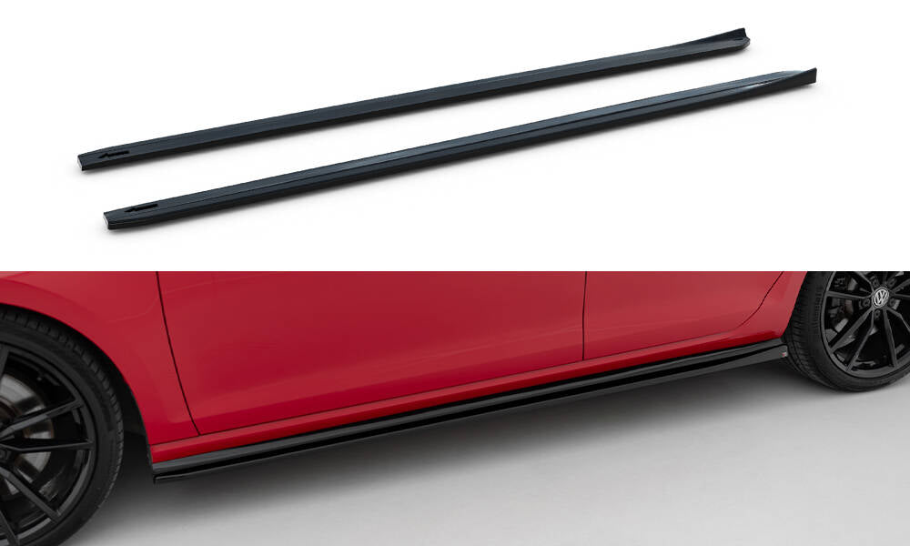 MAXTON DESIGN SIDE SKIRTS DIFFUSERS V.4 VW GOLF R MK 7 FACELIFT