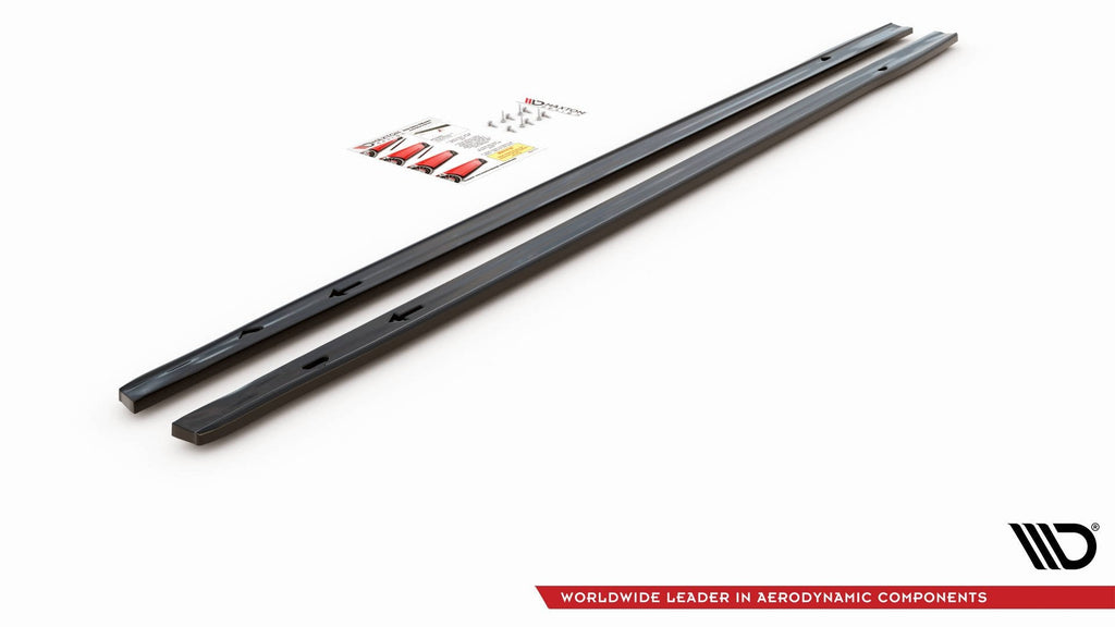 MAXTON DESIGN SIDE SKIRTS DIFFUSERS VOLKSWAGEN GOLF 8 GTI / GTI CLUBSPORT / R-LINE