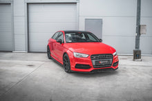 Load image into Gallery viewer, MAXTON DESIGN SIDE SKIRTS SPLITTERS AUDI S3 / A3 S-LINE 8V / 8V FL SEDAN