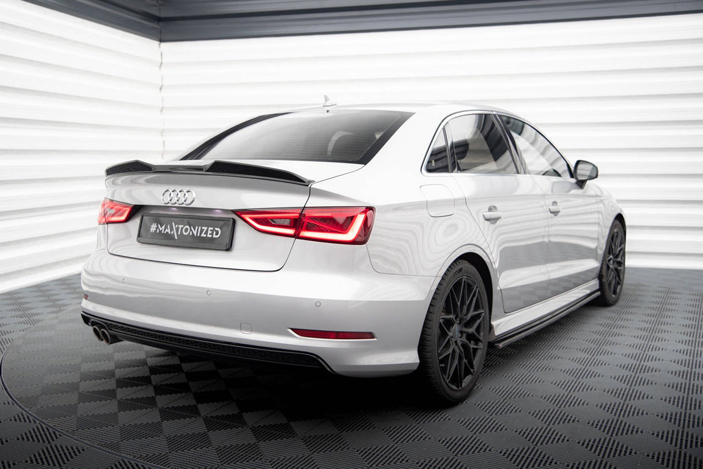 MAXTON DESIGN SPOILER CAP 3D AUDI A3 / A3 S-LINE / S3 / RS3 SEDAN 8V