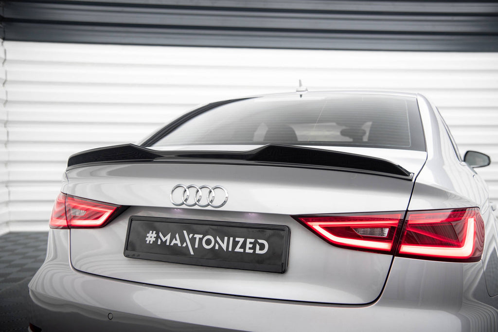 MAXTON DESIGN SPOILER CAP 3D AUDI A3 / A3 S-LINE / S3 / RS3 SEDAN 8V