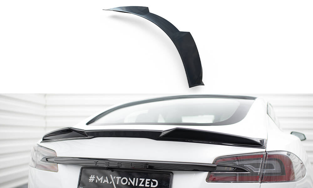 MAXTON DESIGN SPOILER CAP 3D TESLA MODEL S PLAID MK1 FACELIFT