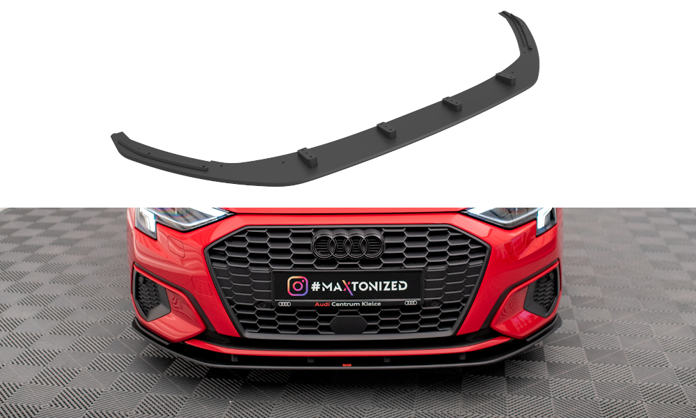 MAXTON DESIGN STREET PRO FRONT SPLITTER AUDI A3 8Y