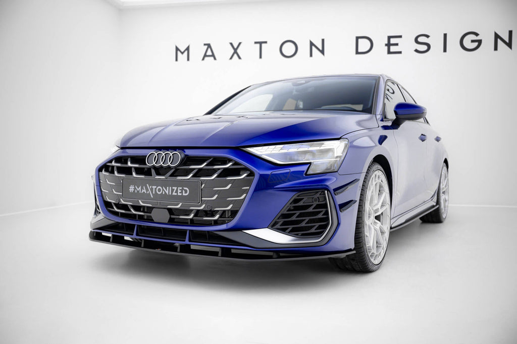 MAXTON DESIGN Street Pro Front Splitter Audi A3 S-Line Sedan / S3 Sedan 8Y Facelift
