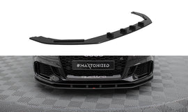 MAXTON DESIGN STREET PRO FRONT SPLITTER AUDI RS3 SEDAN 8V FACELIFT
