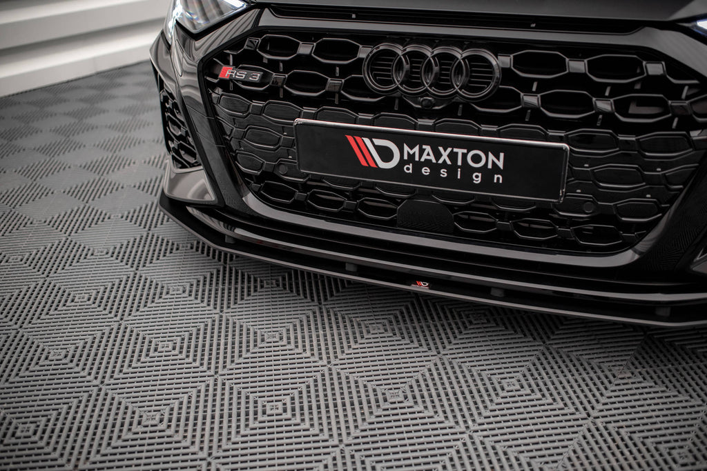 MAXTON DESIGN STREET PRO FRONT SPLITTER AUDI RS3 SPORTBACK / SEDAN 8Y