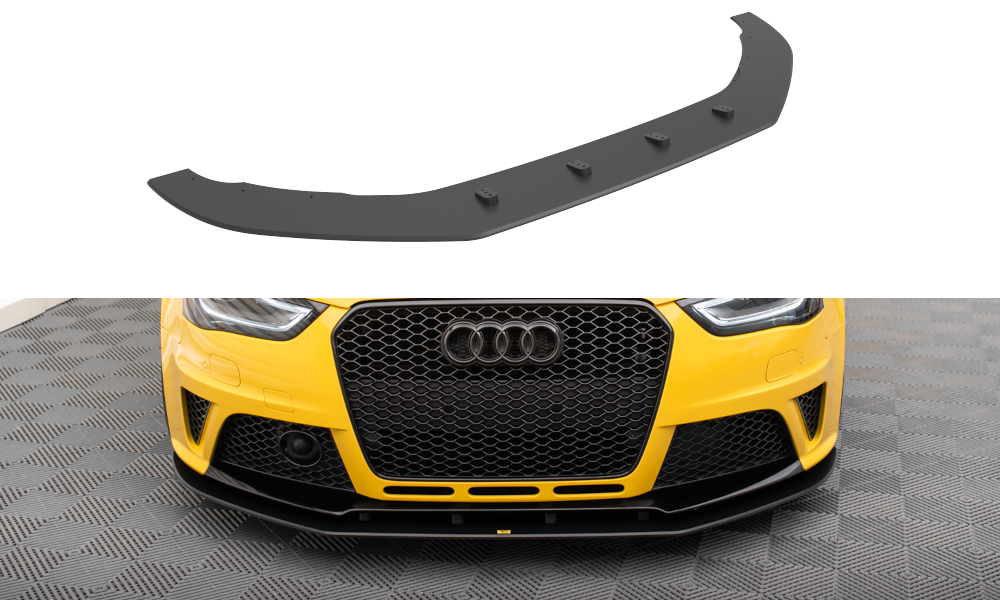 MAXTON DESIGN STREET PRO FRONT SPLITTER AUDI RS4 B8