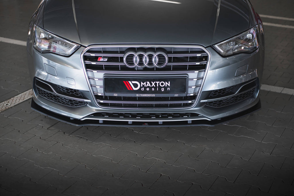 MAXTON DESIGN Street Pro Front Splitter Audi S3 / A3 S-Line Sedan 8V