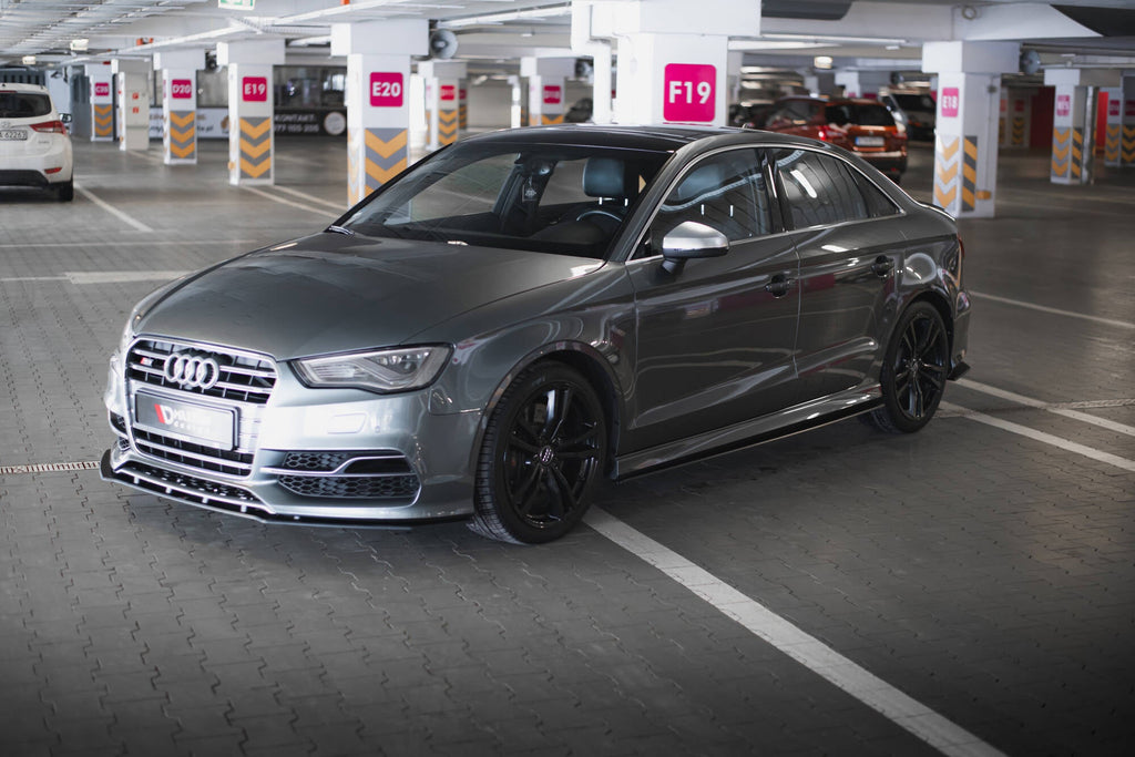 MAXTON DESIGN Street Pro Front Splitter Audi S3 / A3 S-Line Sedan 8V