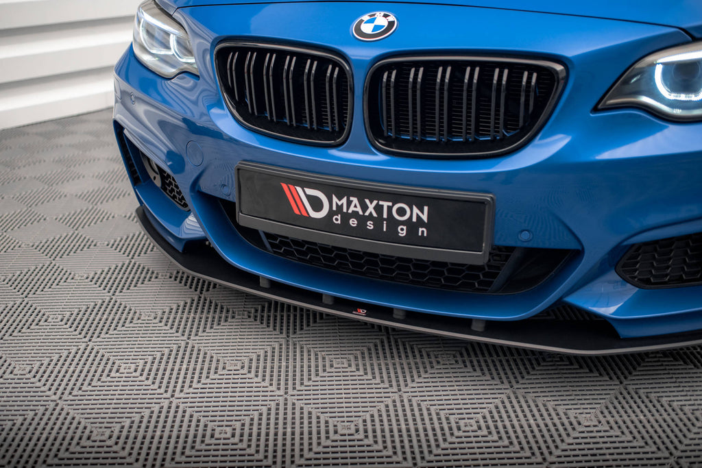 MAXTON DESIGN STREET PRO FRONT SPLITTER BMW 2 M-PACK F22